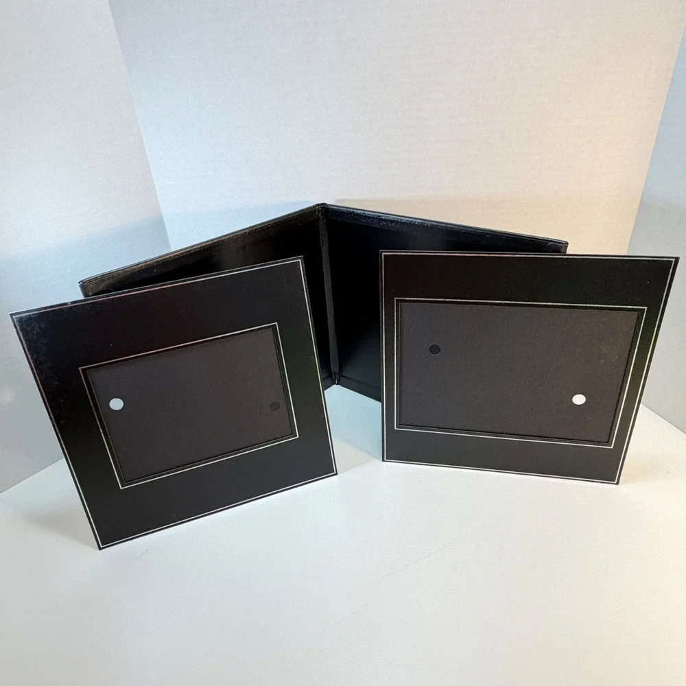 Carnival Photo Album Black The Fun‎ Ships Cruise Souvenir Faux Leather Frame